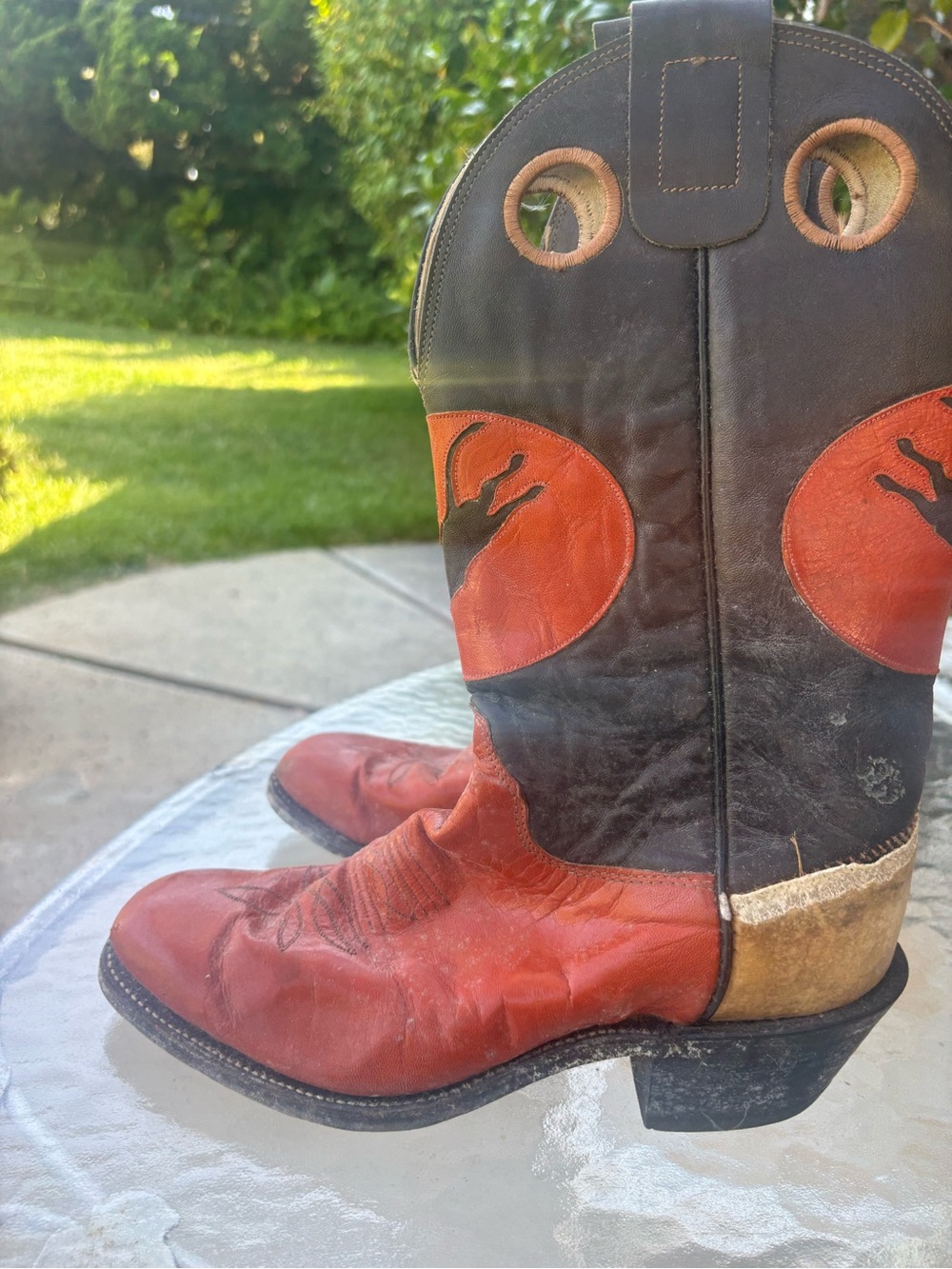 Vintage Leather Cowboy Boots - Picture 5 of 16